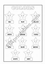 Stars Colors Worksheet Preview Worksheets sketch template