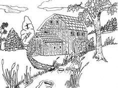 advanced landscape coloring pages  adults coloring pages nature