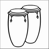 Drum Clipart Clip Drums Congo Clipartmag sketch template