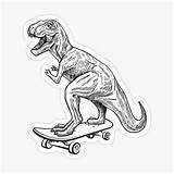 Rex Skateboard sketch template