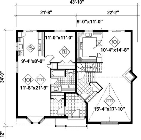 traditional house plan   law apartment pm architectural designs house plans