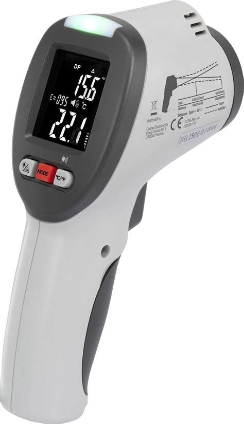 voltcraft ir scan rh infrarood thermometer optiek     pyrometer