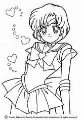 Sailor Mercury sketch template
