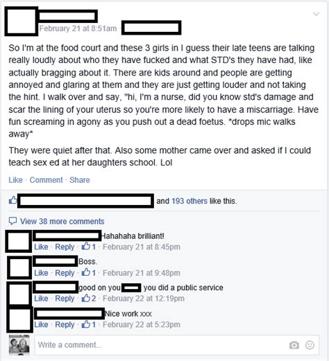 Brave Nurse Gives A Sex Ed Lesson In A Food Court Drops
