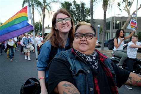 Queer La Shout It Out At The West Hollywood Dyke March
