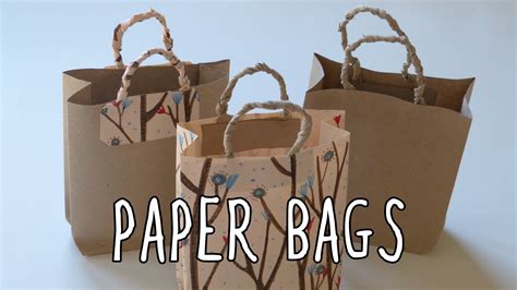 paper bag diy gift bags youtube