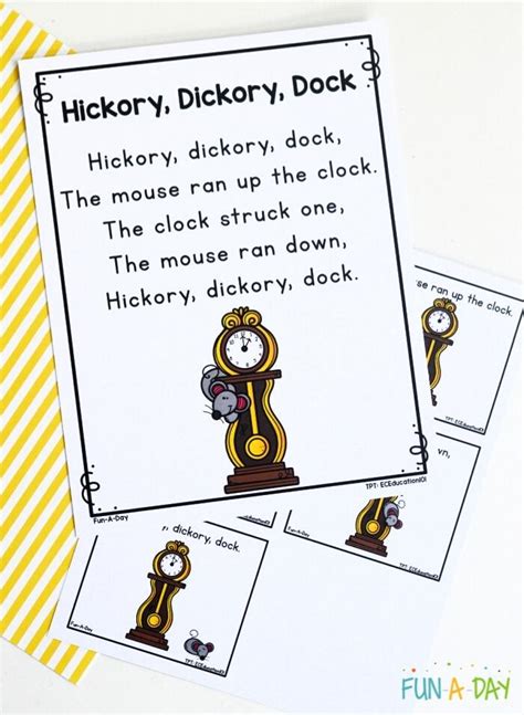 free hickory dickory dock printable sequencing cards 2023