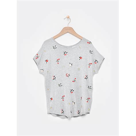 shirt embroidery tee costes fashion women dot tops