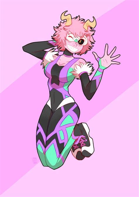 Mina Ashido Fanart By Forostbeks On Deviantart