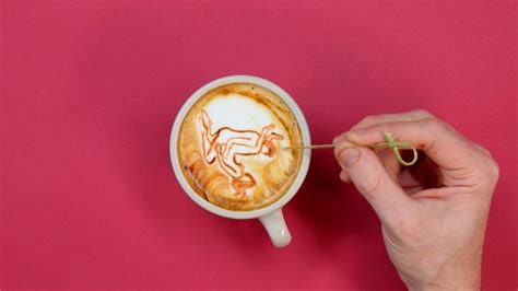 watch the 7 best postions for women to achieve orgasm illustrated in latte art glamour video