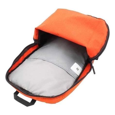 xiaomi bag mi casual daypack orange arancione impermeabile zjbgl