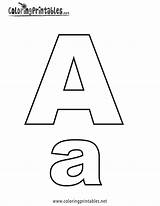 Letter Coloring Alphabet Pages Small Big Cards Flash Letters Learning Printable Colouring Numbers Color English Capital sketch template