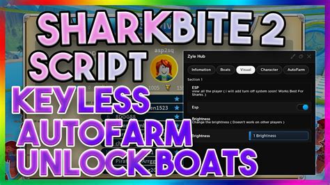 [op] Sharkbite 2 Script Hack Roblox Unlock Boats Autofarm Esp Youtube