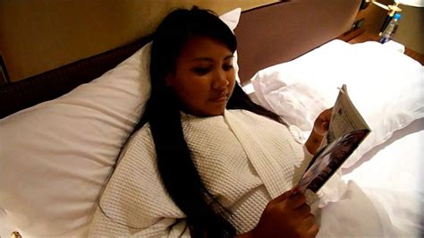 little thai lady wrapped up in bed pattaya youtube