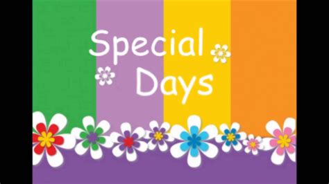special days youtube