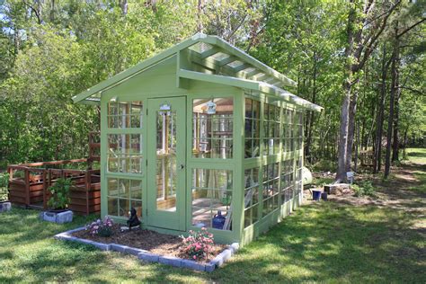 beautiful greenhouse   wonderful husband designed built  recycled  windows