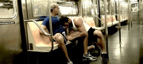 gay blowjob sexinpublic subway