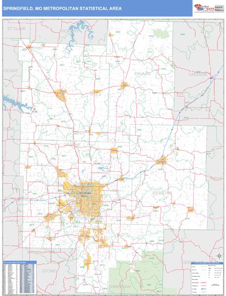 Springfield Mo Zip Code Map Maping Resources