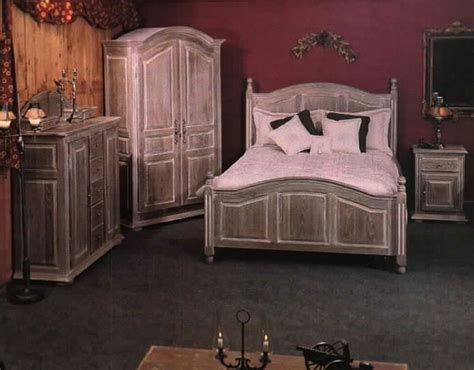 meubles bois massif chene chambre  coucher lit chevet commode armoire patriotes laval montreal