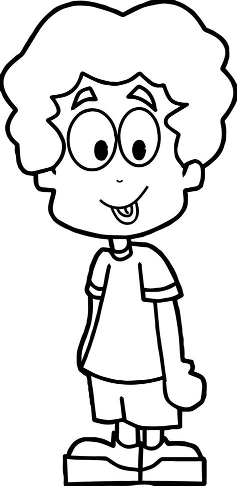 cartoon boy coloring page coloring sheets  boys coloring pages