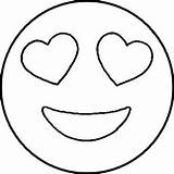 Emoji Heart Coloring Pages Eyes Colorir Emojis Desenhos Template Getdrawings sketch template