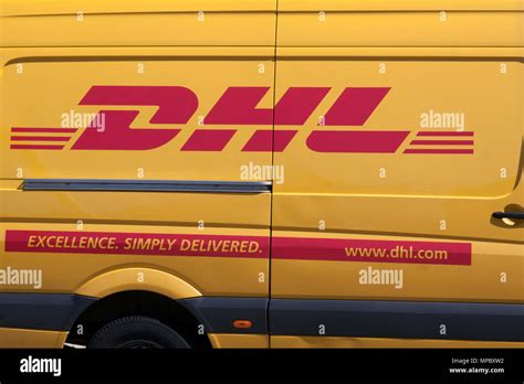 dhl employee  res stock photography  images alamy