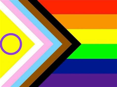 new intersex inclusive pride flag revealed glue magazine