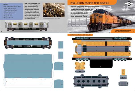 paper train template