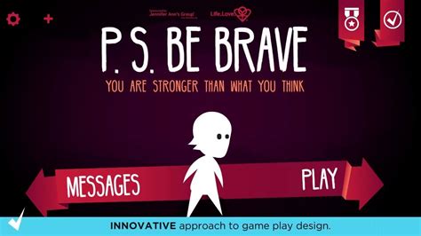 p s be brave video game trailer for the prevention of