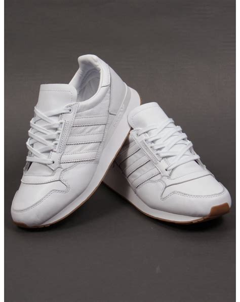 adidas zx  og leather trainers whitewhiteoriginalsshoesmens