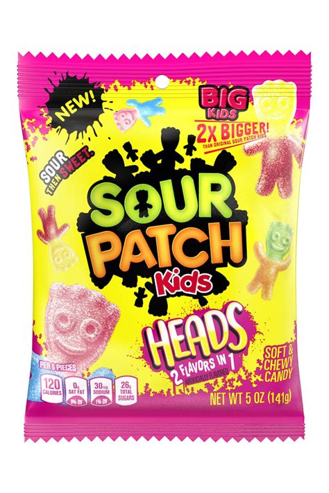 sour patch kids heads  flavors    mondelez international