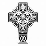Celtic Cornish Crosses Gaelic Tocolor sketch template
