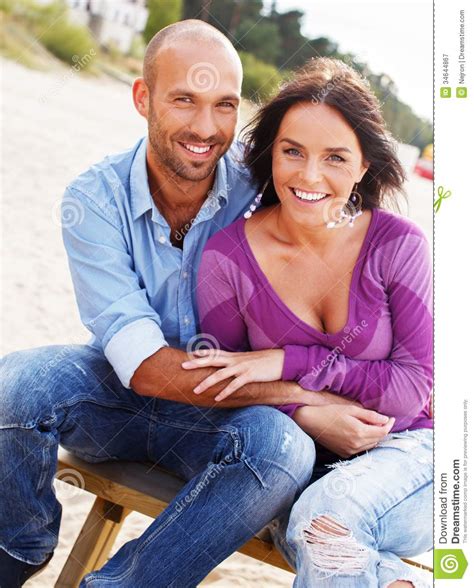 Happy Smiling Middle Aged Couple Stock Image Image Of