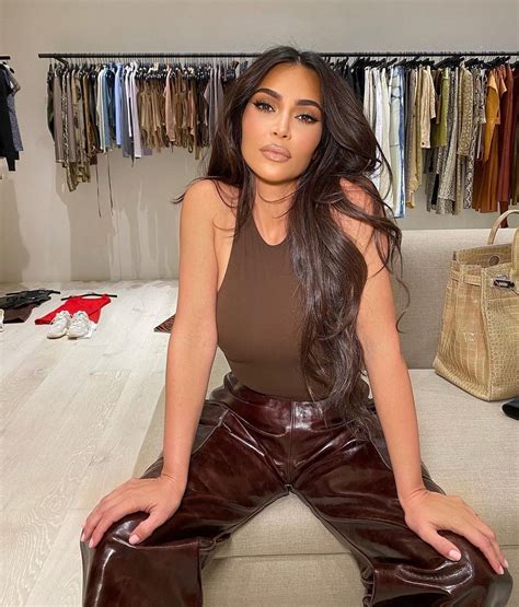 Kim Kardashian Showed Off Red Panties And Went To Vote 7