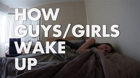 How Guys Girls Wake Up Youtube