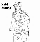 Alonso Xabi Sheets Coloringpagesfortoddlers sketch template