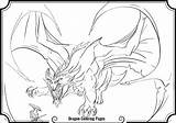 Coloring Dragon Scary Pages Wizard Emerald City Oz Getcolorings Getdrawings Printable Colorings sketch template