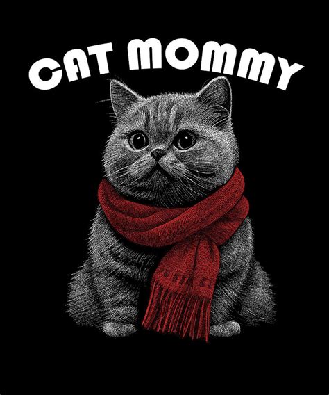 British Shorthair Cat Mommy Digital Art By Fuzius Fine Art America