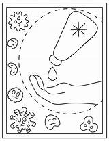 Germs Germ Washing sketch template