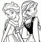 Frozen Coloring Pages sketch template