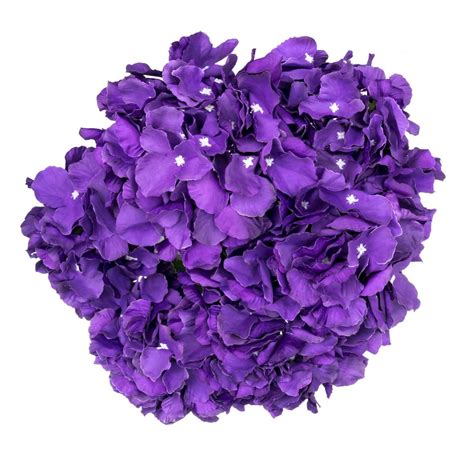 purple bunch hydrangea silk flowers 6 heads per bunch royal imports