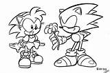 Coloring Sonic Pages Amy Tails Printable Hedgehog Print Exe Color Super Colouring Baby Drawing Kids Characters Metal Games Rose Shadow sketch template