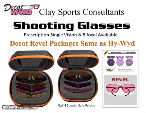 Decot Hy Wyd Shooting Glasses In Plano Single Vision And Prescriptions