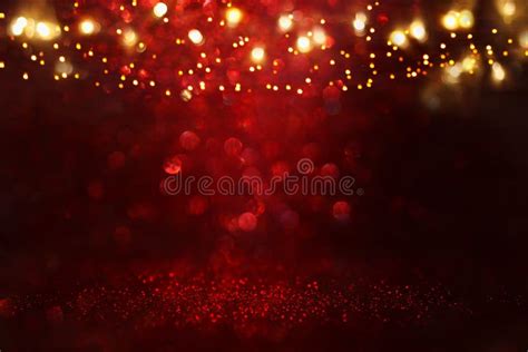 red black  gold glitter lights background defocused stock image image  exciting