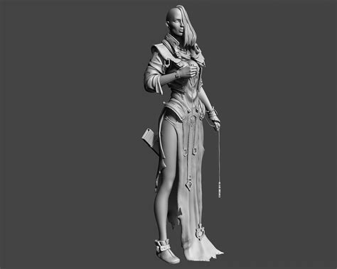 Fantasy Female Character 3d Print 3d Model 3d Printable