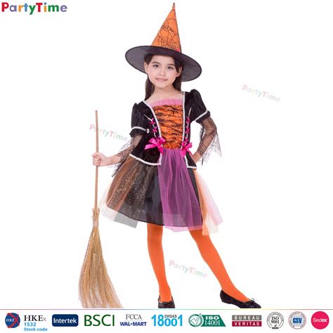 party time brand used halloween costumes sale orange mischievous witch costumes girls halloween