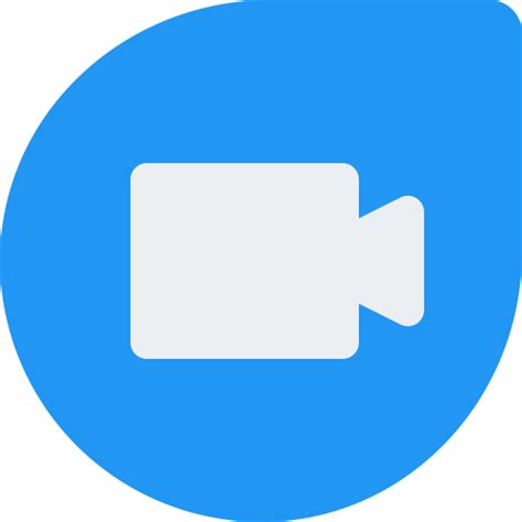 google duo logo icon   flat style