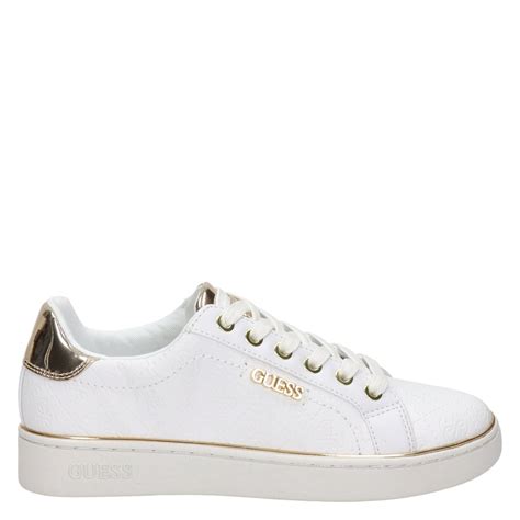 guess lage sneakers voor dames wit nelsonnl