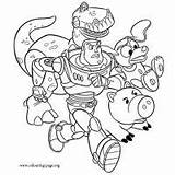 Coloring Pages Buzz Zurg Cartoons Hudson Olivia Doc sketch template