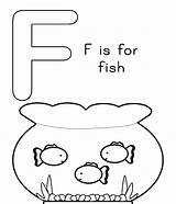 Fish Coloring Alphabet Pages Printable Print Color Coloringhome sketch template